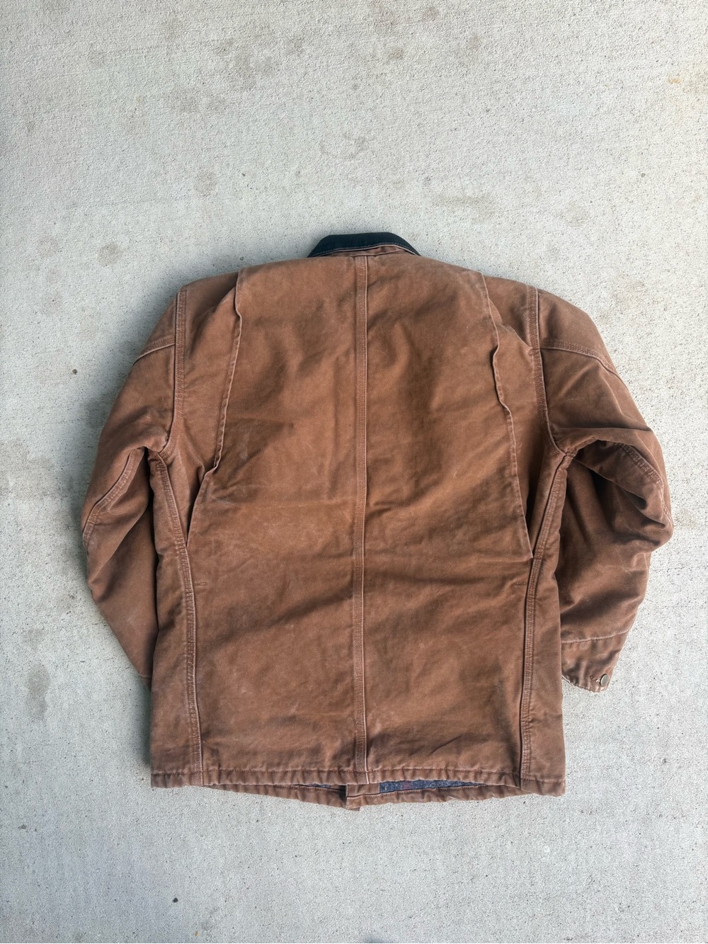 Vintage Carhartt C02 BRN Brown Chore Coat Medium - Picture 7 of 8